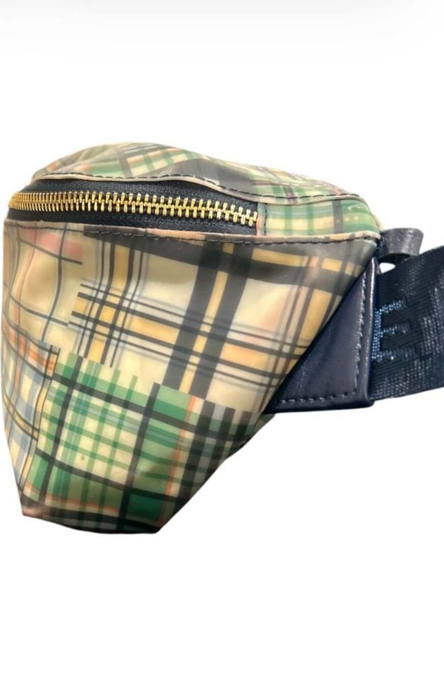 Y2K Tommy Hilfiger Plaid Print Belt Bag Fanny Pack - Picture 4 of 10
